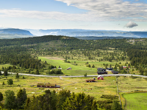 View of the countryside, Norway