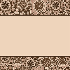 Floral pattern. Illustration. Background