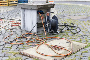 Öffentlicher Elektroanschluss