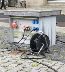 Öffentlicher Elektroanschluss