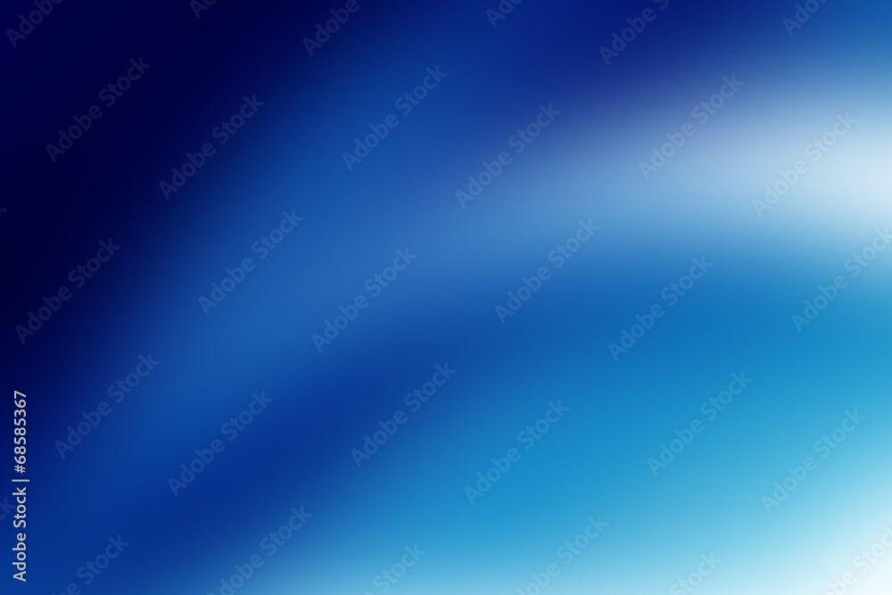 Wall mural magic blue blur abstract background, with vignette