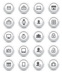 Website icons on white background