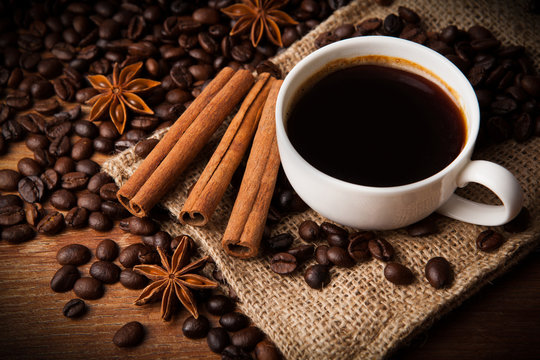 Fototapeta coffee still life