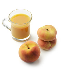 Peaches and fresh juice