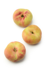Fototapeta na wymiar Donut peaches isolated
