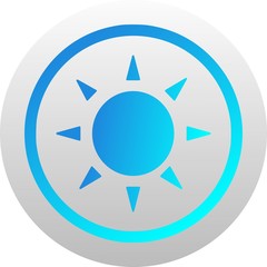 Sun icon (vector)