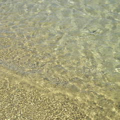 Clear sea water