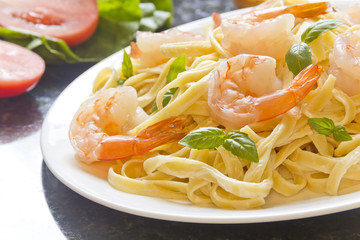 Shrimp Fettuccine Alfredo