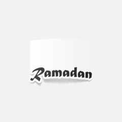 realistic design element: Ramadan