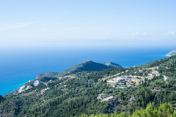Top view of Lefkada island