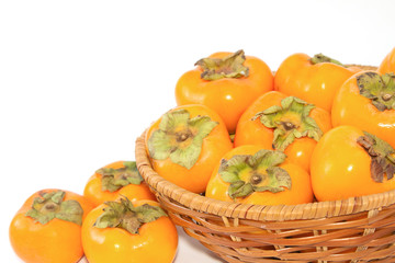 Harvest of persimmon