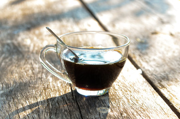 coffee cup with space on the table
