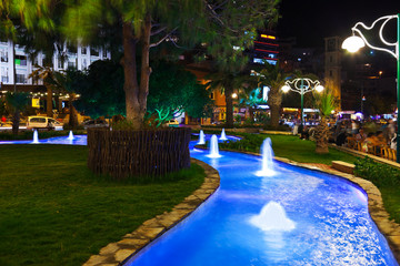 Night view of Kusadasi Turkey