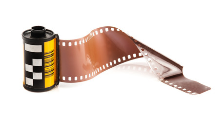 Fototapeta na wymiar 35mm film rolls