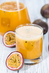 Fresh made Maracuja Juice