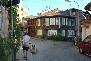 Fototapeta na wymiar Стамбул. Султанахмет. Старые улочки