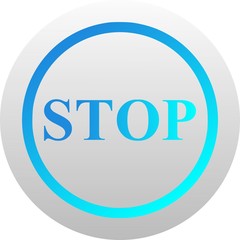Stop icon (vector)