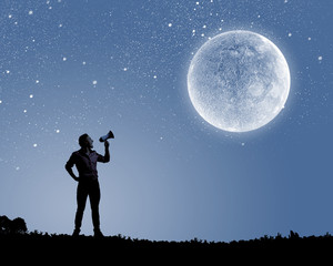 Man with trumpet