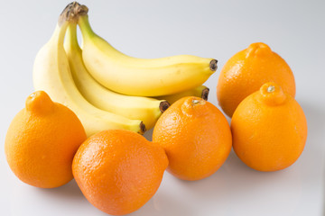 オレンジとバナナ