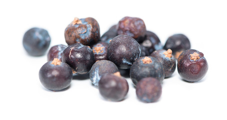 Juniper Berries over white