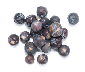 Juniper Berries over white
