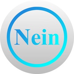 Nein icon (vector)