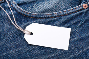 Jeans mit Label & Copyspace