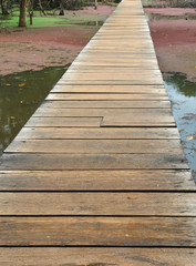 Fototapeta premium wooden bridge