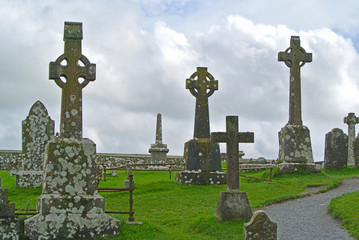 Kreuze in Rock of Cashel