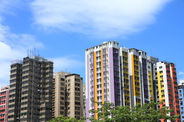 Fototapeta premium Tsuen Wan, Hong Kong