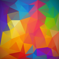 Abstract geometric vector background and place for text