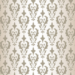 Damask vintage floral seamless  pattern background