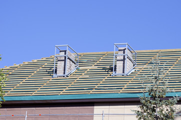 house  repair roof and chimney  new construction