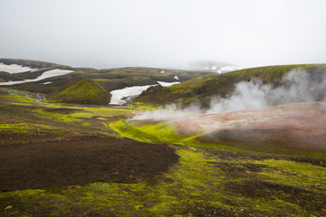 Geothermal area Landmannalaugar