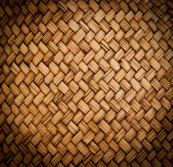 Old woven wood pattern