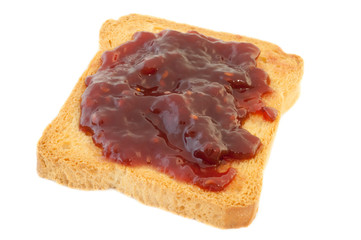 rusk and jam