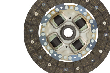 car disc clutch on a white background