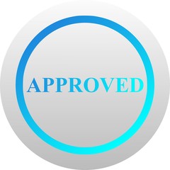 Approved icon (vector)