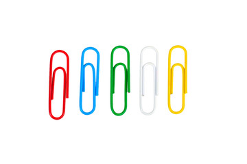 clip color isolated on white background