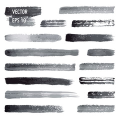 Vector watercolor brushes