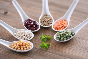 Beans, lentils and peas