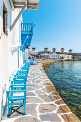 Fototapeta na wymiar Little Venice on Mykonos Island