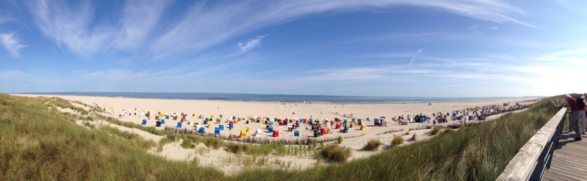 Strandpanorama Juist