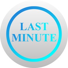 Last Minute icon (vector)