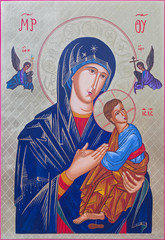 The icon of Madonna with the child