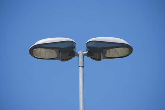 Futuristic street lamp