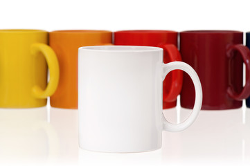 Colorful cups