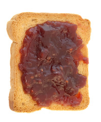 rusk and jam