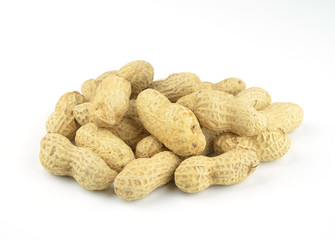 peanuts on white