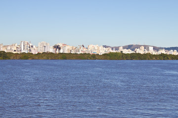 Fototapeta premium Vista da cidade de Porto Alegre